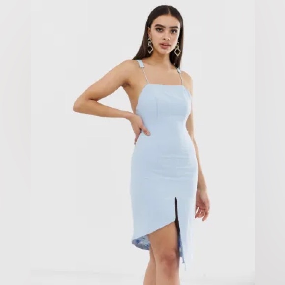 Missguided Peace And Love Low Back Cami Strap Dress - US 4 (Small) - Picture 4 of 12